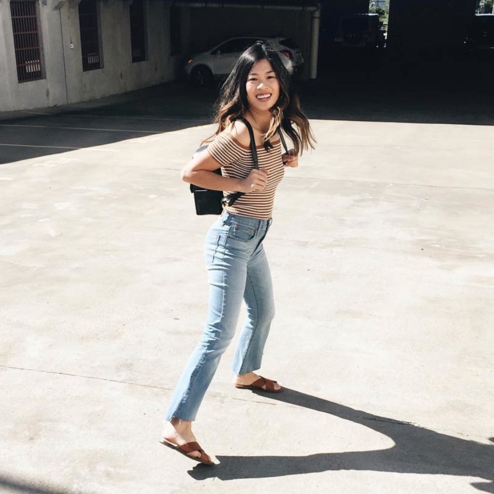 Madewell off the shoulder top (XS)